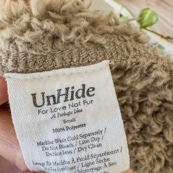 UnHide For Love Not Fur, Shleepy Hooded Cardigan/Robe-Taupe Ducky Women's Small - Picture 8 of 12